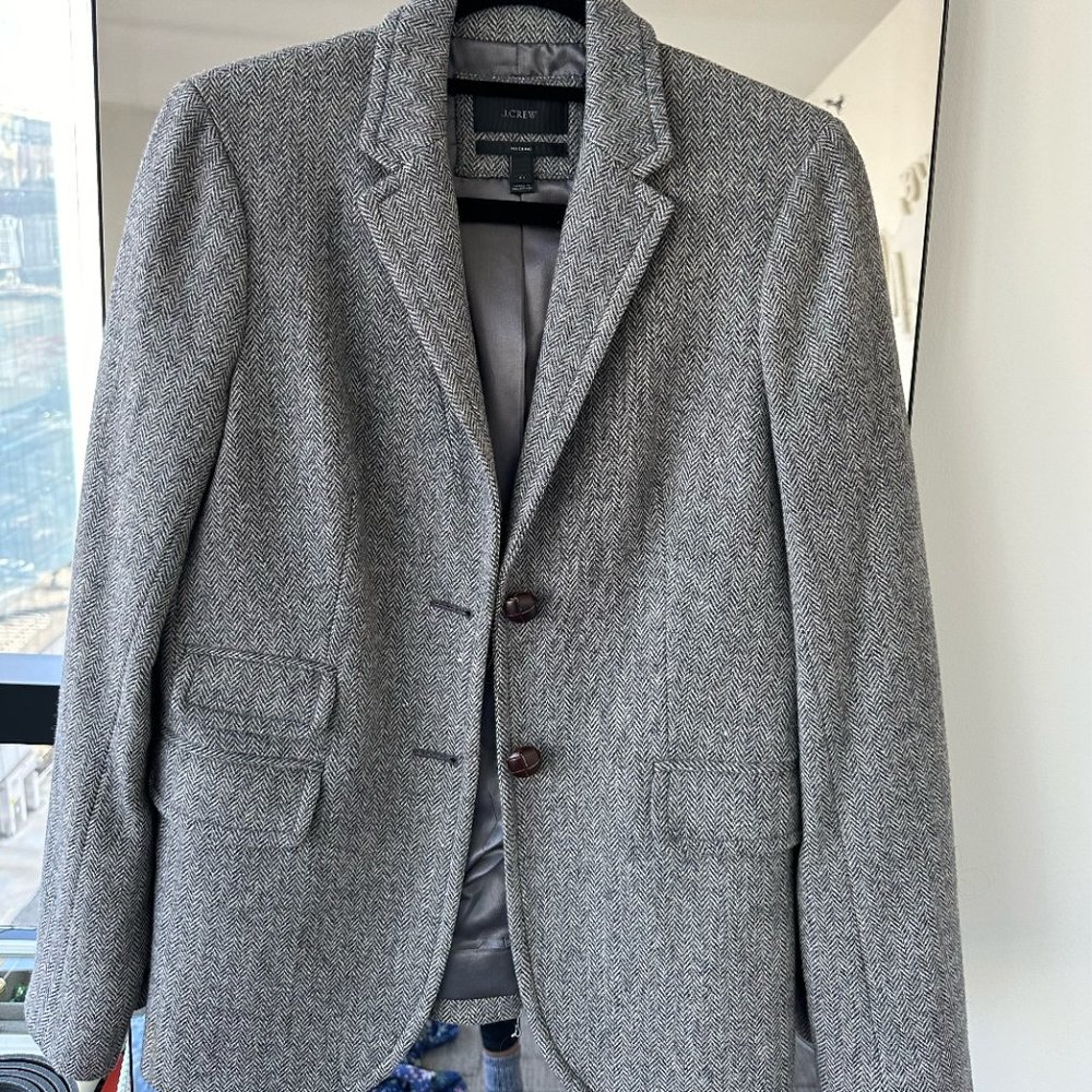 J. Crew Houndstooth Blazer